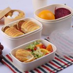 rectangular paper lunch box