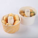 disposable chiffon cake paper bowl