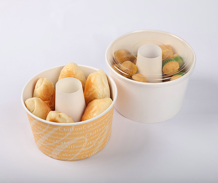 disposable chiffon cake paper bowl