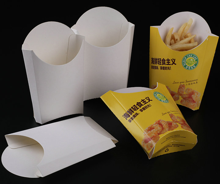 French fries box , popcorn chicken box