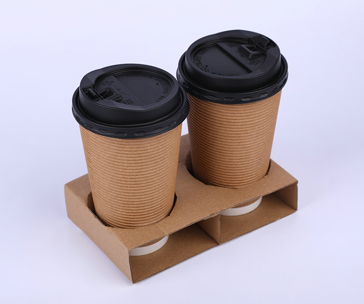 paper cup sleeve cup holder take-away plastic bag