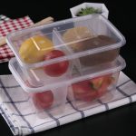 Plastic rectangular dining box