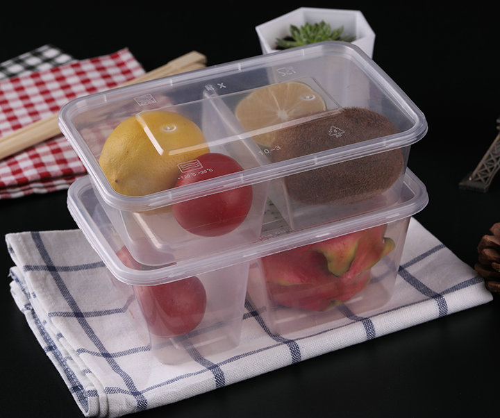 Plastic rectangular dining box