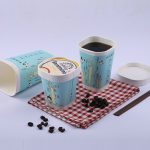 Square paper cup