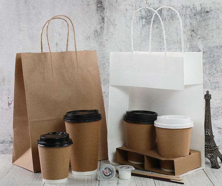 kraft paper bag with handle