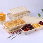 Degradable Cornstarch lunch box