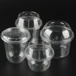 disposbale PET plastic salad bowl