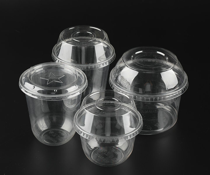 disposbale PET plastic salad bowl