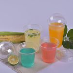 Disposable PLA degradable plastic cup