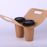 paper cup sleeve cup holder take-away plastic bag