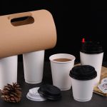 paper cup sleeve cup holder take-away plastic bag